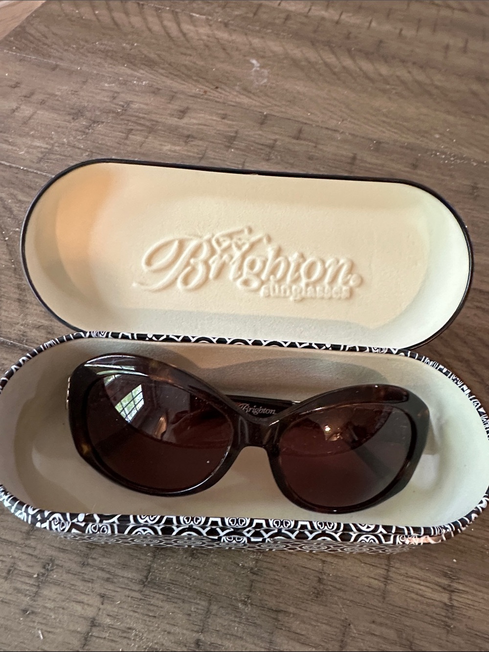 Brighton Women's Dark Brown Cat-Eye Sunglasses